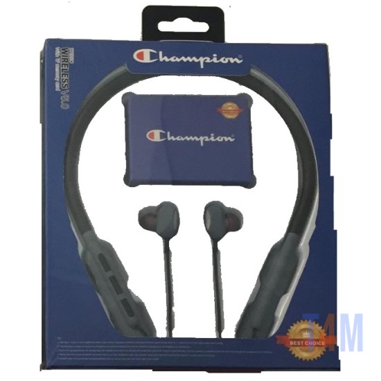 AUSCULTADORES PORTS HEADSET SEM FIO BLUETOOTH PRETO E CINZENTO